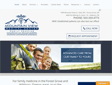Tablet Screenshot of mountainviewmed.com